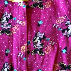 Minnie Mouse footie pajamas